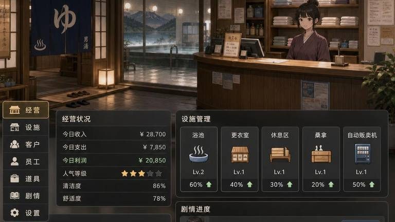 背德浴场 日系SLG 玩法截图 2